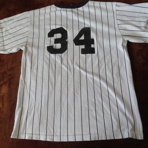 Vintage Chicago White Sox Shirt Mens  White MLB  Russell Athletic USA #34 90s - Picture 5 of 9